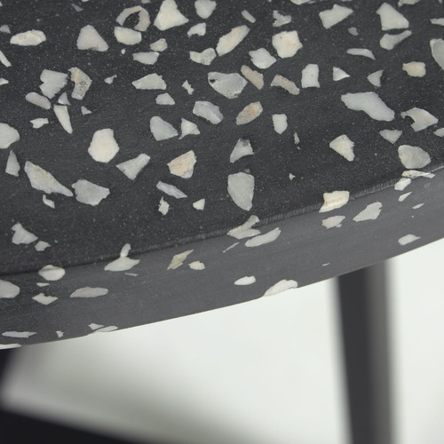 White terrazzo deals dining table